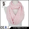 Fashion new design winter warm infinity sequin yarn scarf